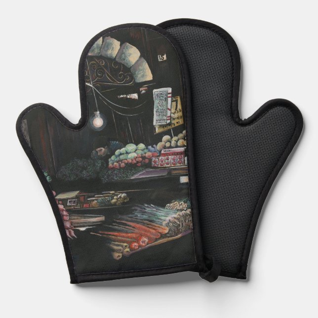 Products of a Struggled Harvest, Jerusalem Oven Mitt (Front/Back)