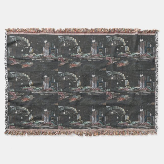 Products of a Struggled Harvest, Jerusalem Throw Blanket (Front)