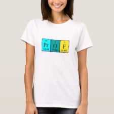 Periodic table Prof shirt