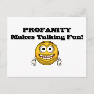 PROFANITY POSTCARD