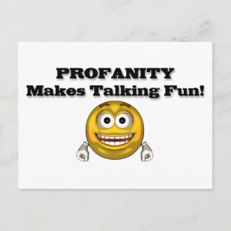 PROFANITY POSTCARD