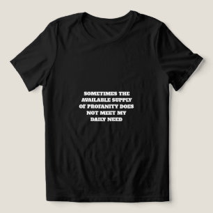 Profanity Tri-Blend shirt