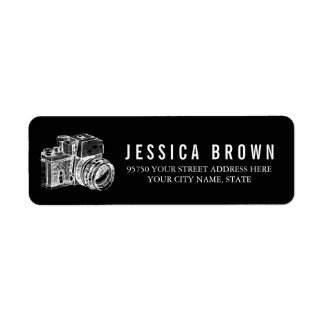 Profecional VINTAGE Photography Address Label