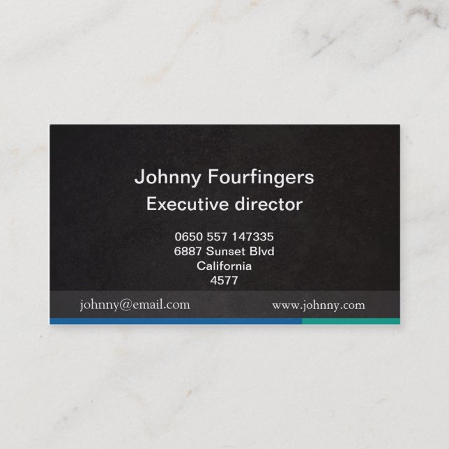 Profesional business card (Front)