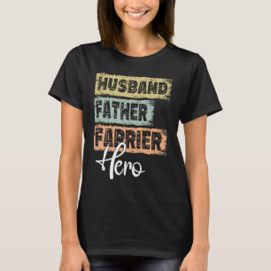 Profession dad hero father Farrier T-Shirt