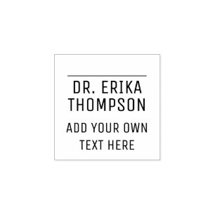 profession (doctor) rubber stamp to add signature