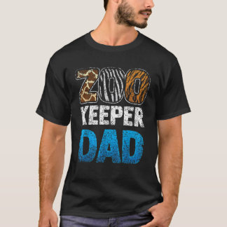 Profession Job Animal Safari Zoo Keeper Dad Zookee T-Shirt