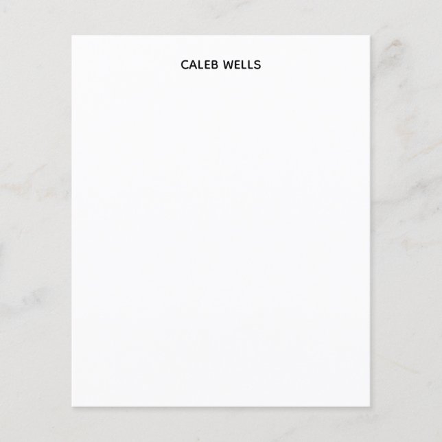 Profession Plain Simple White Attractive (Front)