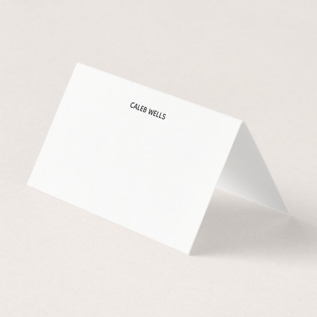 Profession Plain Simple White Attractive (Front)