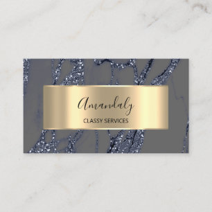 Professiona Affiliate Marketing Consulting Marble Business Card