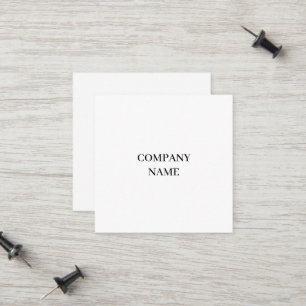 Professional 2.5" x 2.5" Calling Business Card