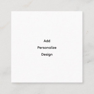 Professional 2.5" x 2.5" Flat Appointment Card