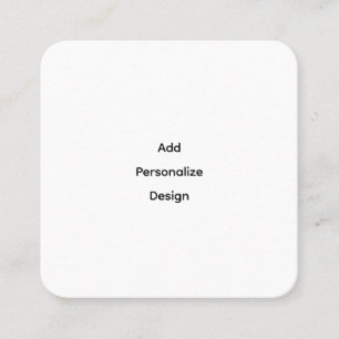 Professional 2.5" x 2.5 Flat Appointment Card