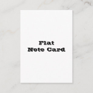 Professional 3.5" x 2.5" Squared Flat Card