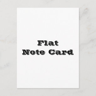 Professional 4.25" x 5.5" Squared Flat Card