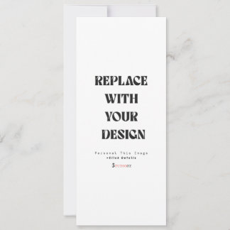 Professional 4" x 9.25" Invitation Card