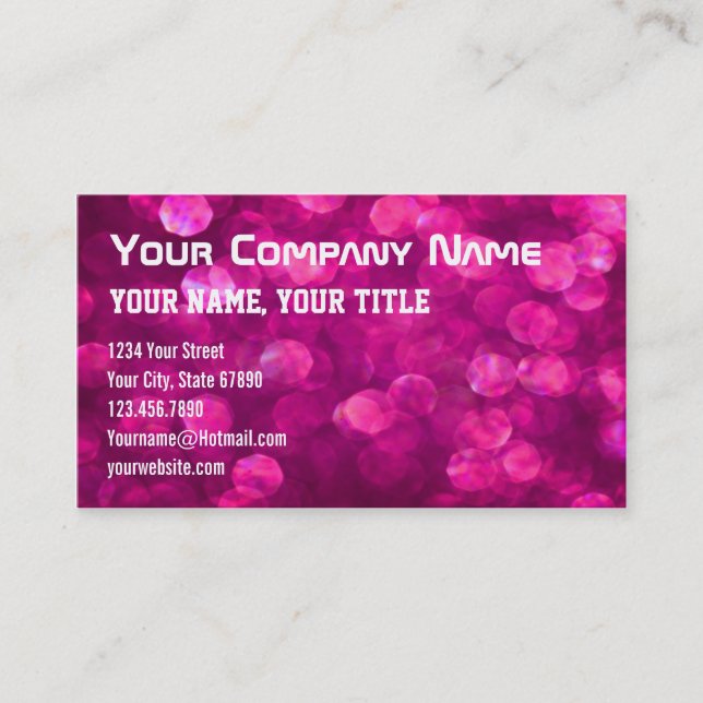 Professional Abstract Business Card (Front)