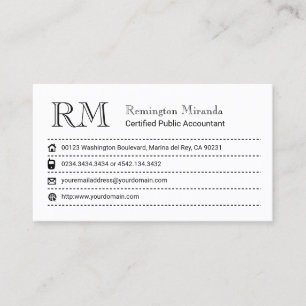 Professional Accountant  Business Card