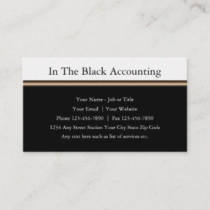 Professional Accountant CPA Business Card