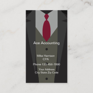 Professional Accountant Design Business Card