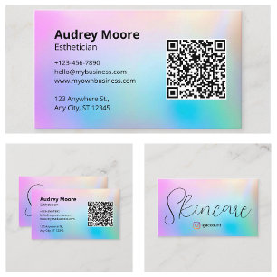 Professional Aesthetician Business Card