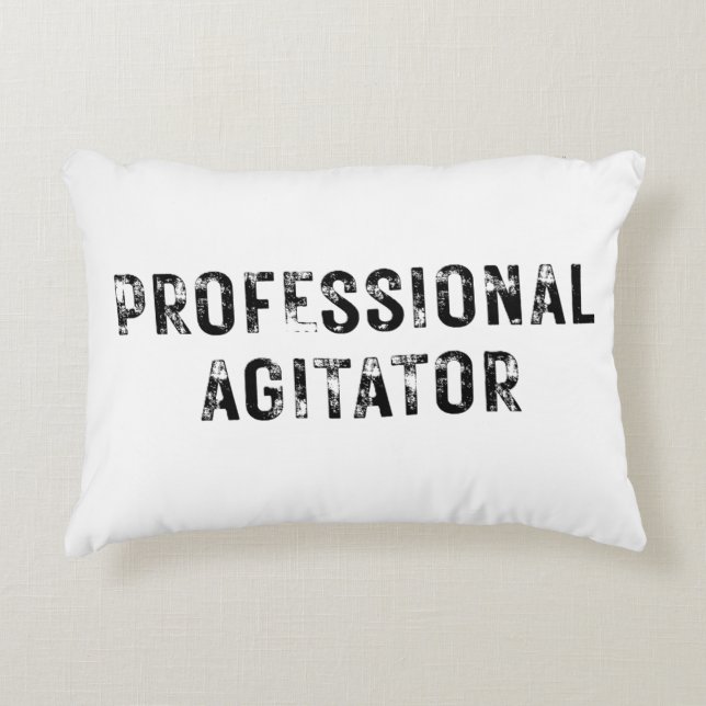 PROFESSIONAL AGITATOR  DECORATIVE CUSHION (Front)