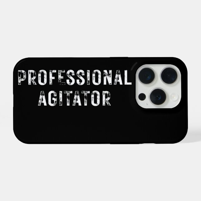 PROFESSIONAL AGITATOR  iPhone CASE (Back Horizontal)