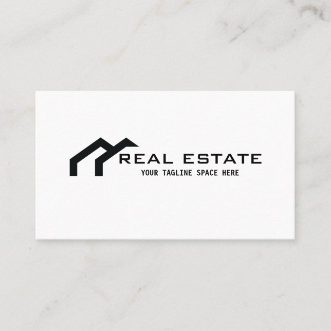 Professional and Modern Business Card for Realtor (Front)