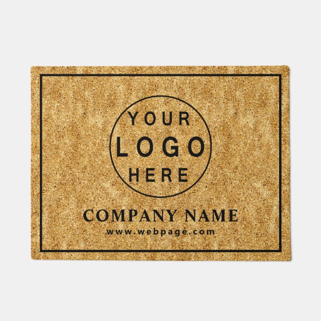 Professional and Modern Business Logo  Doormat (Front)