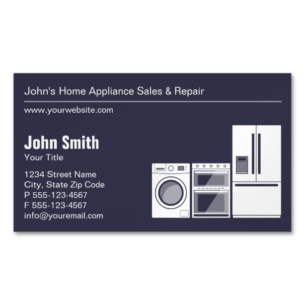 Appliance Repair Business Cards Zazzle UK