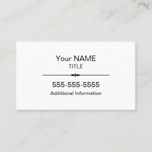 Professional Appointment Business Card