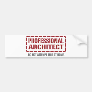 Professional Architect Bumper Sticker