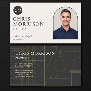 Professional Architect Photo Business Card