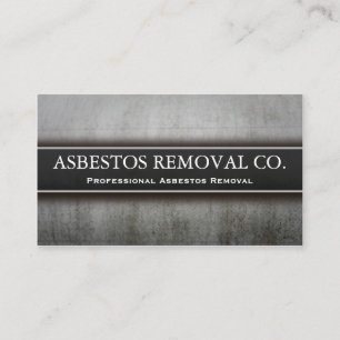 Professional Asbestos Removal Business Card