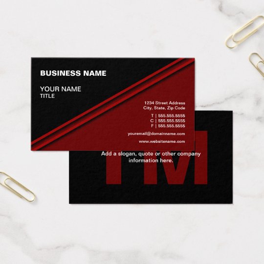 Professional Attorney Business Card