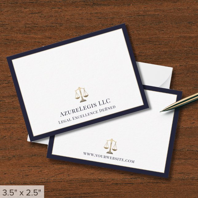 Professional Attorney Lawyer Legal Services Card (Creator Uploaded)