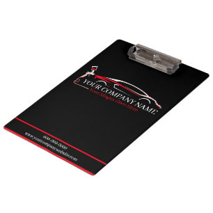 Professional Auto Body Paint Shop Automotive Clipboard