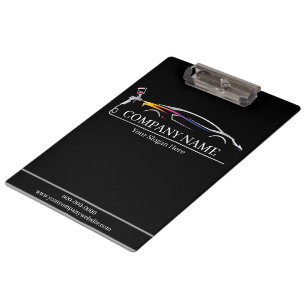 Professional Auto Body Paint Shop Automotive Clipboard