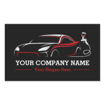 Professional Auto Body Paint Shop Automotive Label