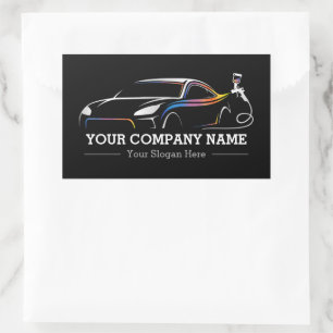 Professional Auto Body Paint Shop Automotive Label