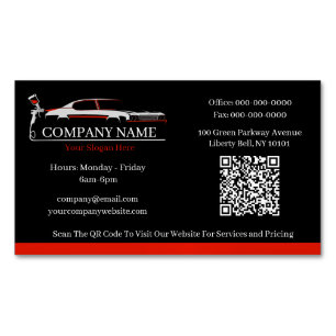 Professional Auto Body Paint Shop Automotive  Magnetic Business Card