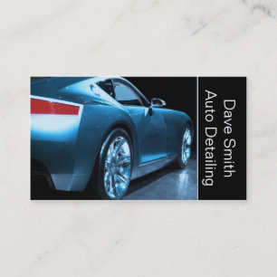 Professional Auto Detailer Business Card