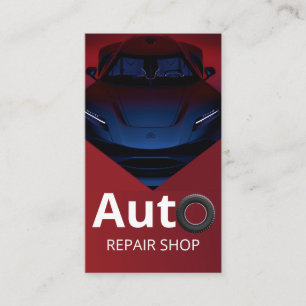 Professional Auto Repair Shop Business Card