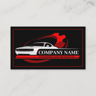 Professional Automotive Repair, Auto Mechanic Business Card