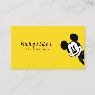Professional Babysitter Services: Reliable Care Business Card