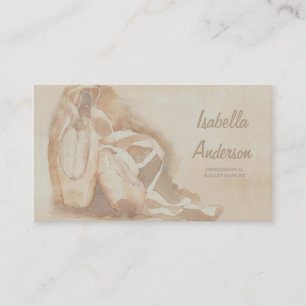 Professional Ballet Dancer Studio Theatre Card