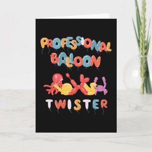 Professional Balloon Twister Balloon Card