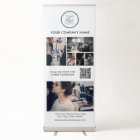 Professional Banner – Logo, Photos & QR Code