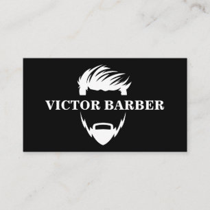 professional barber shop business cards