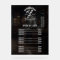 Professional Barber Shop Hair Stylist Price List